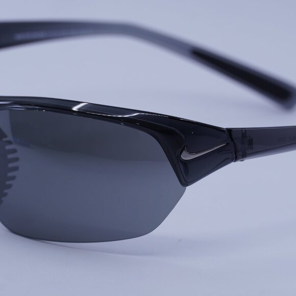 NIKE SKYLON ACE MI EV1125 010 Sunglasses Anthracit Geometric Frame, Grey Lenses - Picture 4 of 10